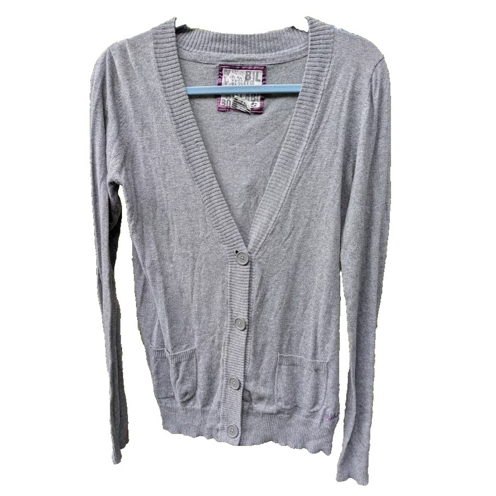 Vintage Womens Billabong Cardigan Sweater L Cobain Preppy Grandpa Academia Hip